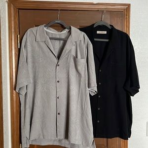 Men’s button down casual Tommy Bahama shirts. 2 Xl